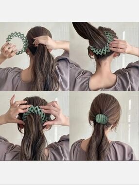 Fashionable Hair Ties l Ball Ornament l Unique Hair Clip